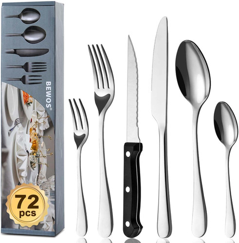 Set posate pezzi con - posate, 72