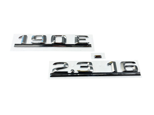 Kit targhe mercedes 190e 3 - targhe,
