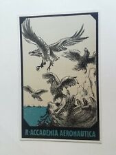 Cartolina Regia Accademia Aeronautica Aviazione guerra militare aerei 