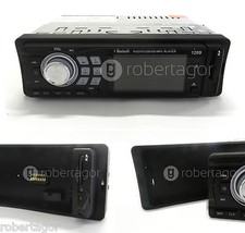 AUTORADIO STEREO BLUETOOTH AUTO LCD RADIO TELECOMANDO SLOT SD USB AUX MP3 1209
