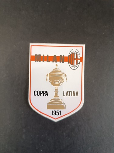 Adesivo milan coppa latina - milan,