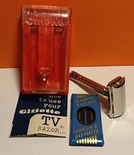 Rasoio Di Sicurezza, Vintage American Razor, Gillette TV Special Flare Tip 