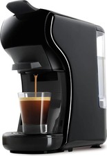 DCG Macchina per Caffè Universale Capsule e Cialde ESE Nero ES6517