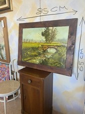 Dipinto a mano su tela incorniciato Da Una Cornice In Legno Massello