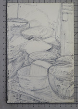 VECCHIO DISEGNO NATURA MORTA