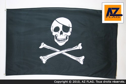 Bandiera pirata teschio - pirata,