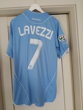 Maglia Napoli Diadora Lavezzi Serie A Soccer Maillot Trikot Jersey Soccer
