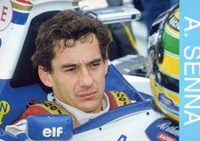 Cartolina Ayrton Senna