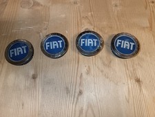 FIAT BORCHIETTE ORIGINALI TAPPI COPRIMOZZO CERCHI IN LEGA LOGO FIAT