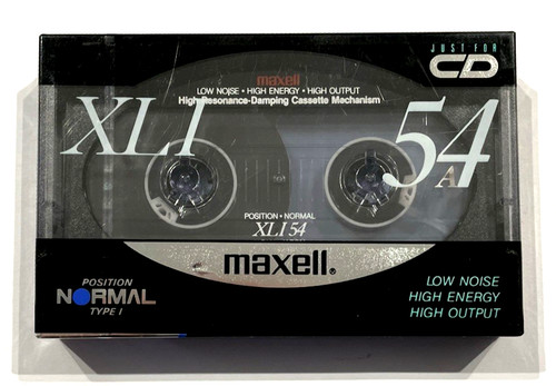 Maxell xli audiocassetta - xli, 54