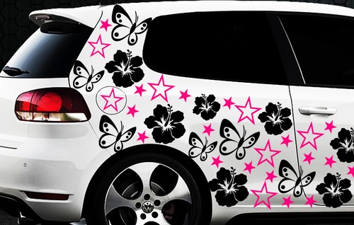 114x adesivi auto stelle star - 114x,
