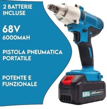 avvitatore bulloni ad impulsi a doppia batteria pistola  pneumatico auto  68V 