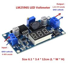 Convertitore Regolabile DC-DC Step Down LM2596S + Voltmetro Display 5V 12V Buck