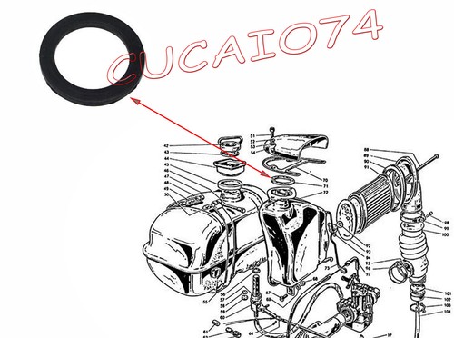 Guarnizione scatola filtro - guarnizione,