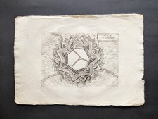 Ath Fortificazioni Gualdo, Teatro della Guerra Vincenzo Coronelli, Stampa 1707