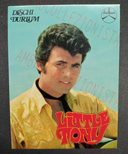 Cartolina Foto con Autografo Originale di Little Tony - Calendario 1969