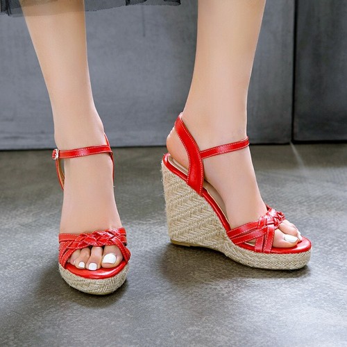 Sandali donna zeppa tacco alto
