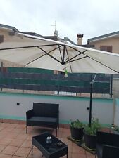 Bakaji 240 cmOmbrellone da Giardino Decentrato - Ecrù