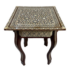 Tavolo intarsiato legno - tavolo,