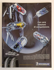 ADVERTISING PUBBLICITA' MICHELIN PILOT POWER CON VERE INIEZIONI DI COMPETIZIONE