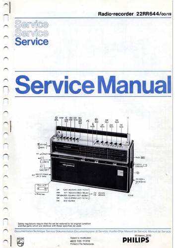 Manuale servizio anleitung - di,