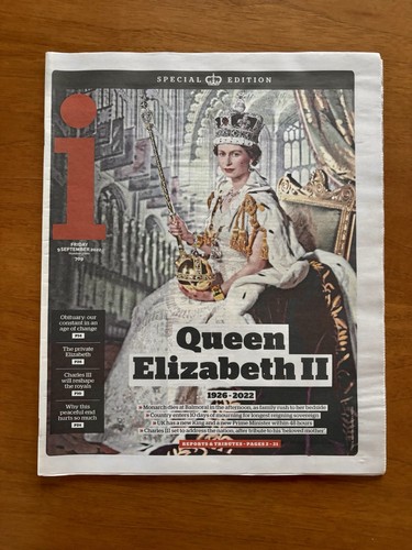 Giornale newspaper queen - uk,