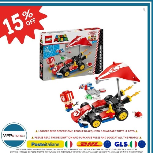 Lego super mario kart - kart, 72032