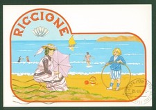 1990 RICCIONE CARTOLINA IN