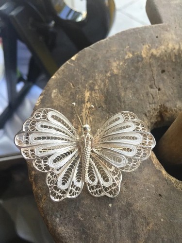 Spilla farfalla vintage deco - farfalla,