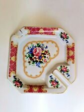 Posacenere England Rose -  Venetian Lagoon - Porcellana - Cm 18 x 18 - VINTAGE