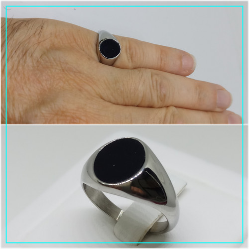 Anello uomo acciaio inox - da,