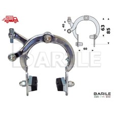 Pinza Freno Anteriore in Acciaio Cromato Bici Olanda - Epoca - Sport - Torino