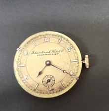 SCHAFFHAUSEN / IWC POCKET WATCH MOVEMENT FUNZIONANTE