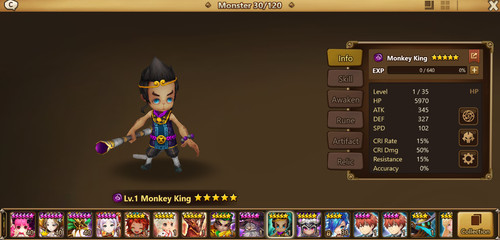 Summoners war ld5 dark - war, eu