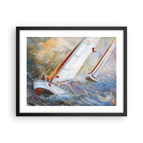 Poster 50x40cm barca vela - a,