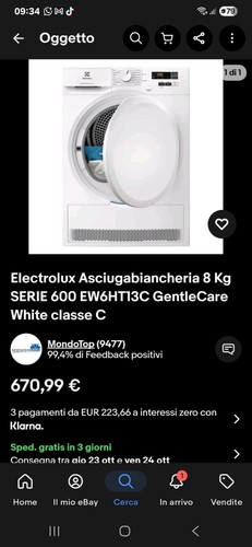 Electrolux asciugabiancheria - electrolux, 8