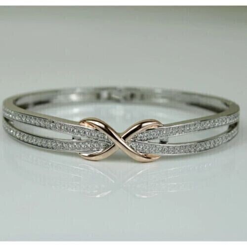 Bracciale infinito diamanti - bracciale,