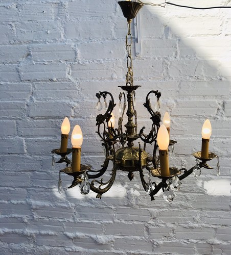 Lampadario vintage cristallo