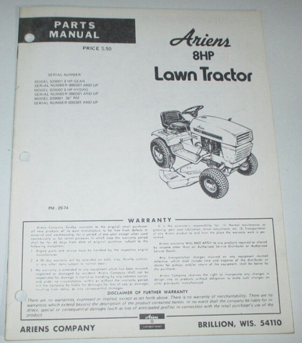 Ariens 929001 gear 929002 - gear,