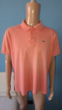 LACOSTE POLO UOMO MANICA CORTA COLOR ROSA  100% COTONE TAGLIA L (5 MISURA)