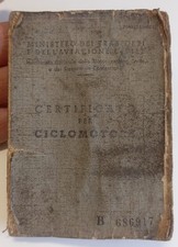 1967 LIBRETTO PER CICLOMOTORE