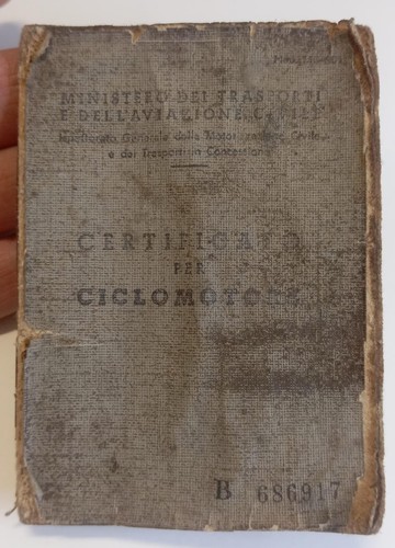 1967 libretto per ciclomotore - libretto,