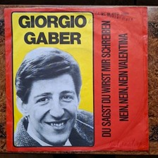 7" GIORGIO GABER "Du sagst Du