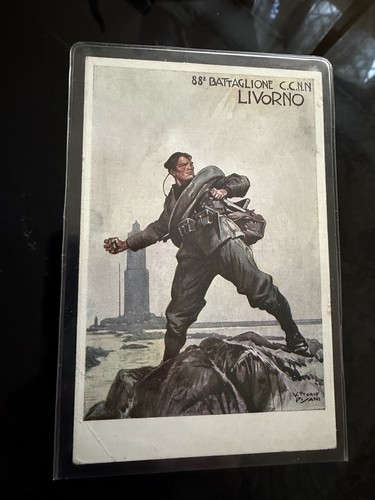 Cartolina militare mvsn - cartolina,