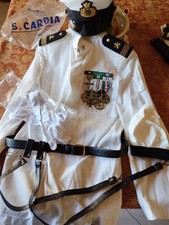 Marina Militare Sommergibilista Maresciallo Berretto Giacca GUE cintura vedi