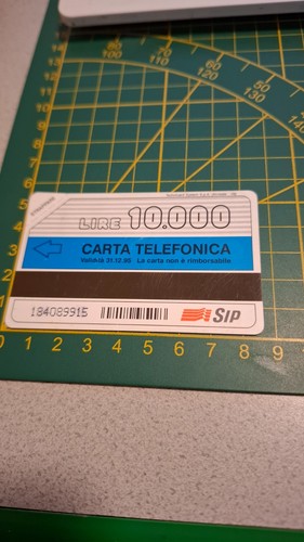 Scheda tessera telefonica sip - telefonica,