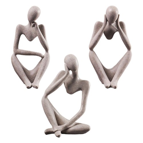 Pensatore astratto scultura - pensatore,