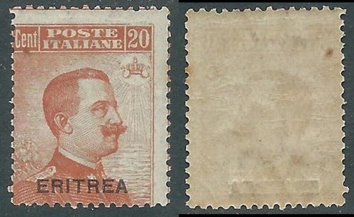 1921 eritrea effigie cent - eritrea, 20