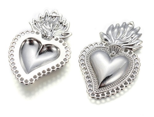 2pz charm ciondolo cuore - , sacro