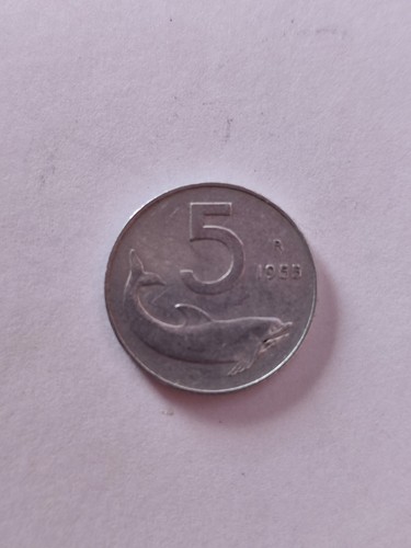 Moneta lire 1955 - 5,